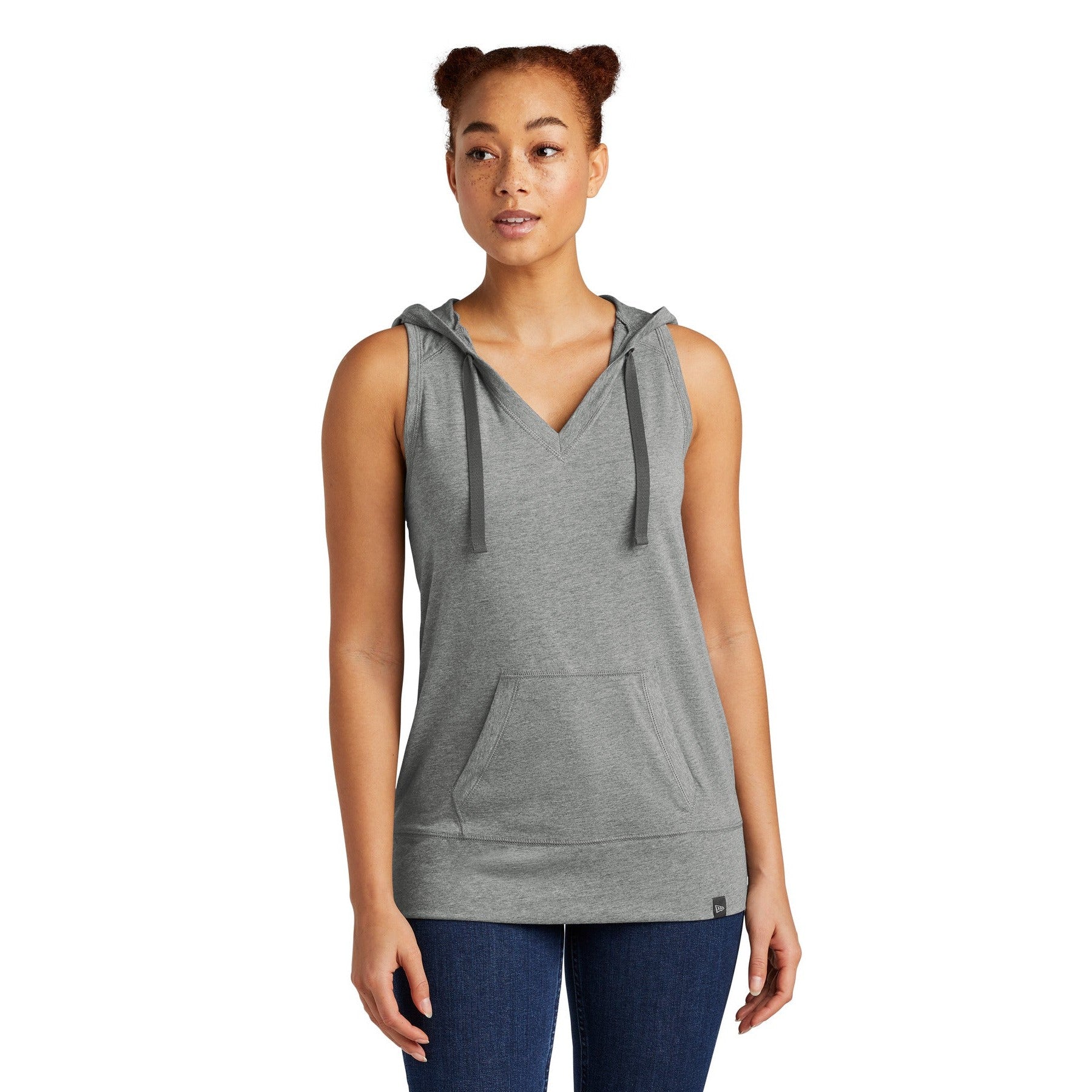 New Era-New Era ® Women's Heritage Blend Hoodie Tank. LNEA106-MedTech-2